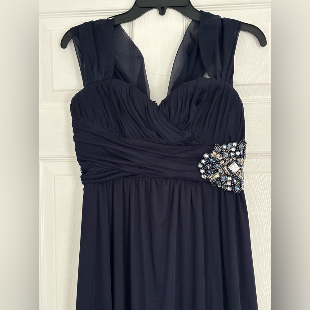 Navy blue formal dress